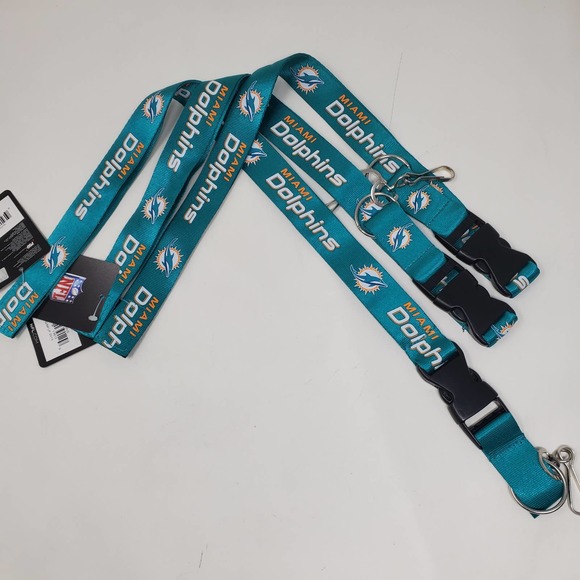 Stocking Stuffer Special 3 lanyards for $14 - Miami Dolphins - Picture 2 of 4